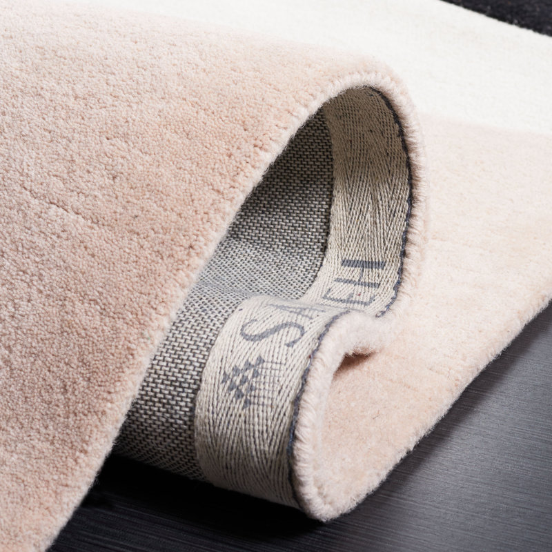 AllModern Felipe Hand Tufted Wool Ivory / Blush Rug & Reviews Wayfair